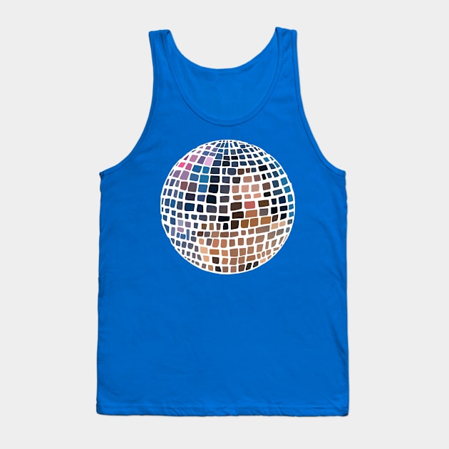 Bad Girl Disco Ball Tank Top by Stupiditee